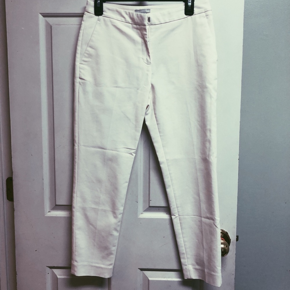H&M White Capris